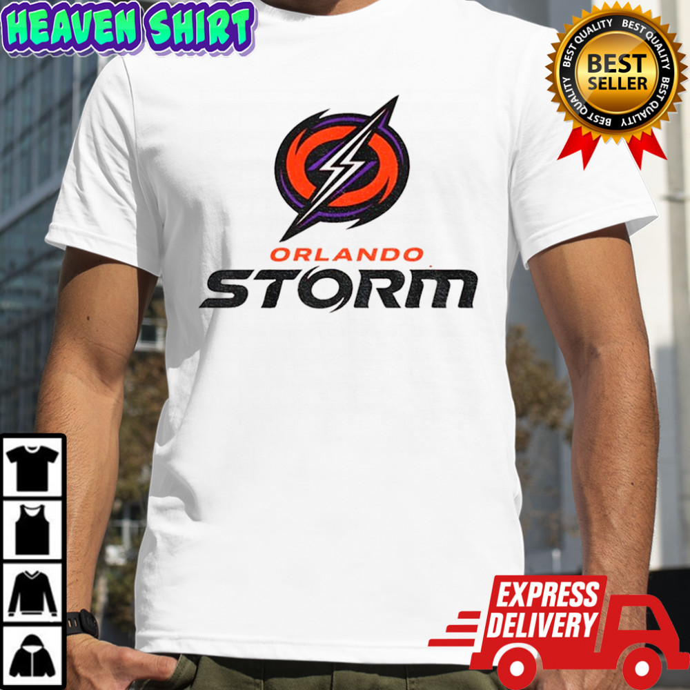Orlando Storm Lockup Logo 2025 shirt