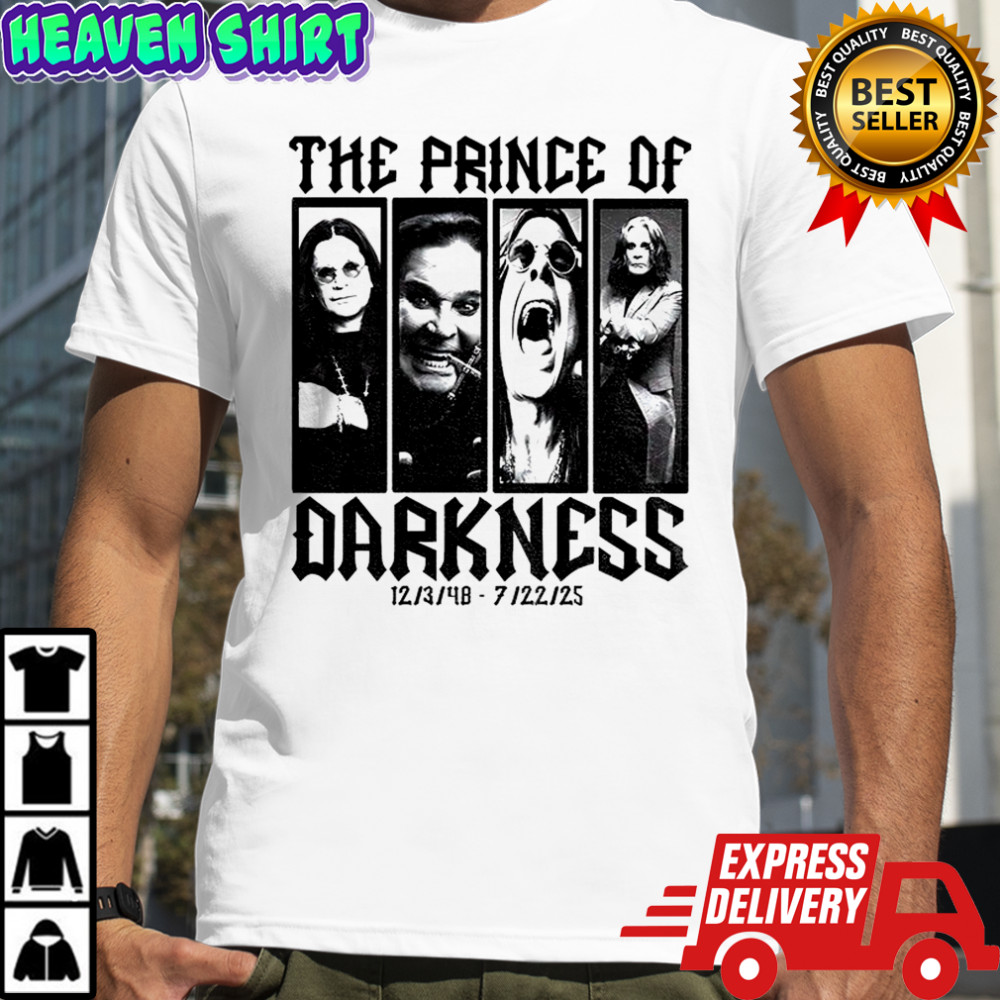 Ozzy Osbourne Prince of Darkness memorial 1948 2025 graphic shirt
