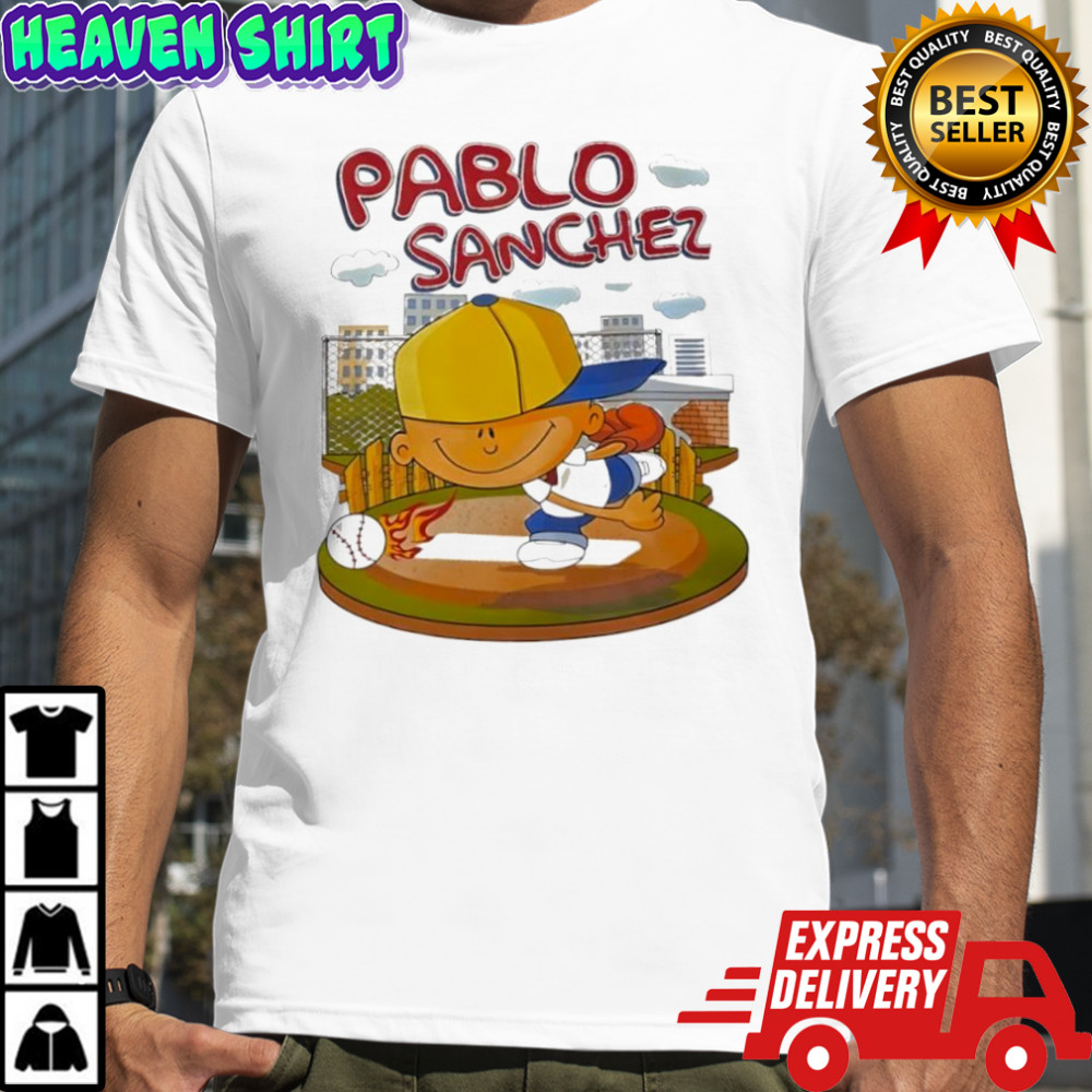 Pablo Sanchez 2025 baseball cartoon T-shirts