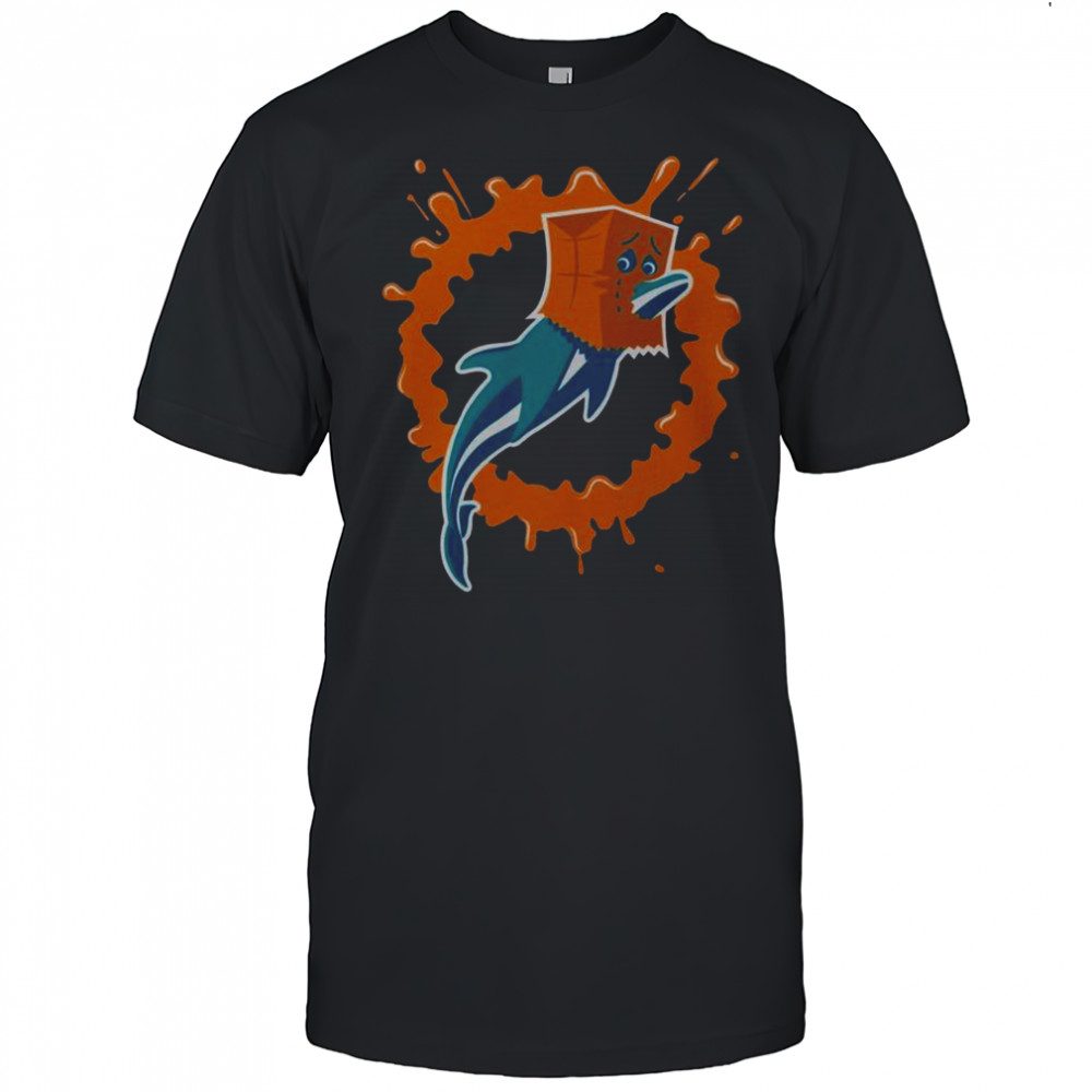 Paper Bag Dolphin T-Shirt