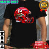 Patrick Mahomes Kansas City Chiefs football 15 Graffiti Helmet shirt