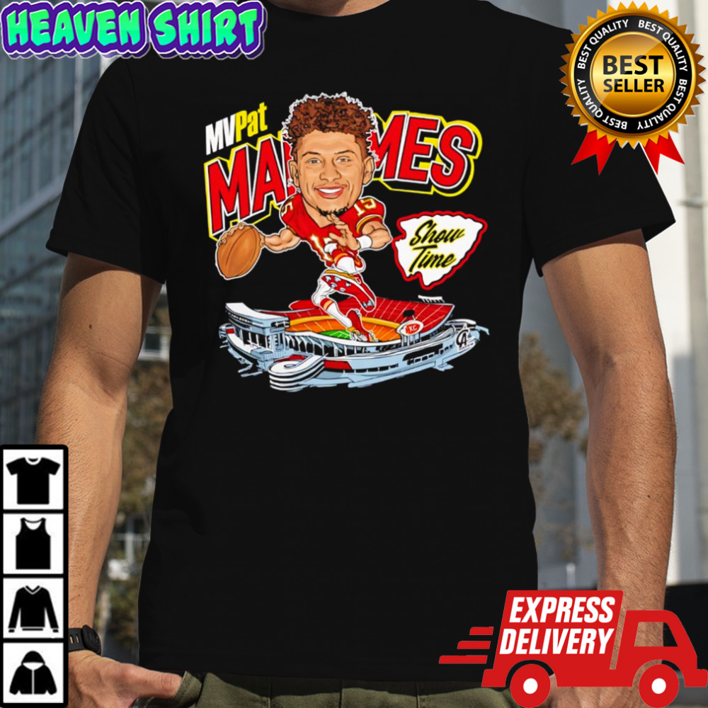 Patrick Mahomes Kansas City Chiefs showtime caricature cartoon shirt