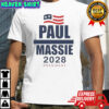 Paul Massie 2028 President Flag T-Shirt