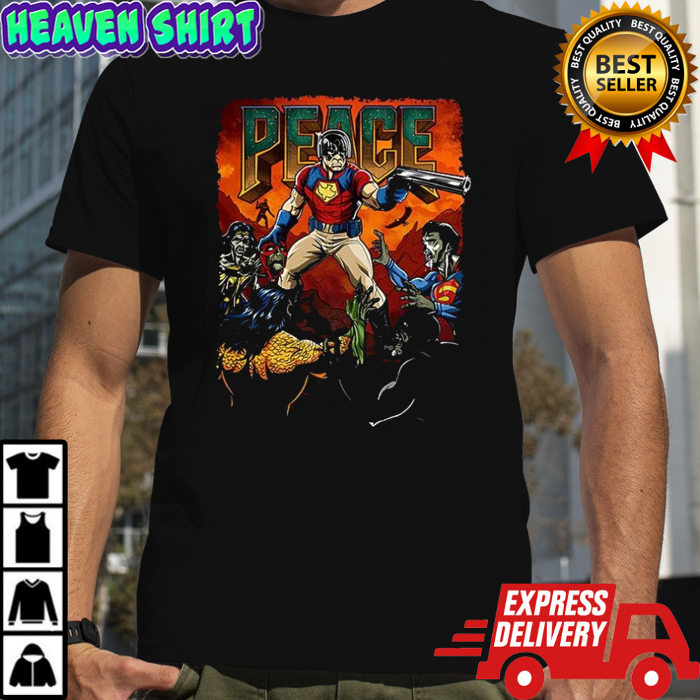 Peacemaker prevent Zombie Peace On Snyderverse DC Comics shirt