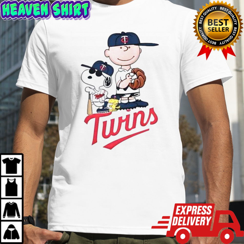 Peanuts Characters Minnesota Twins Shirt