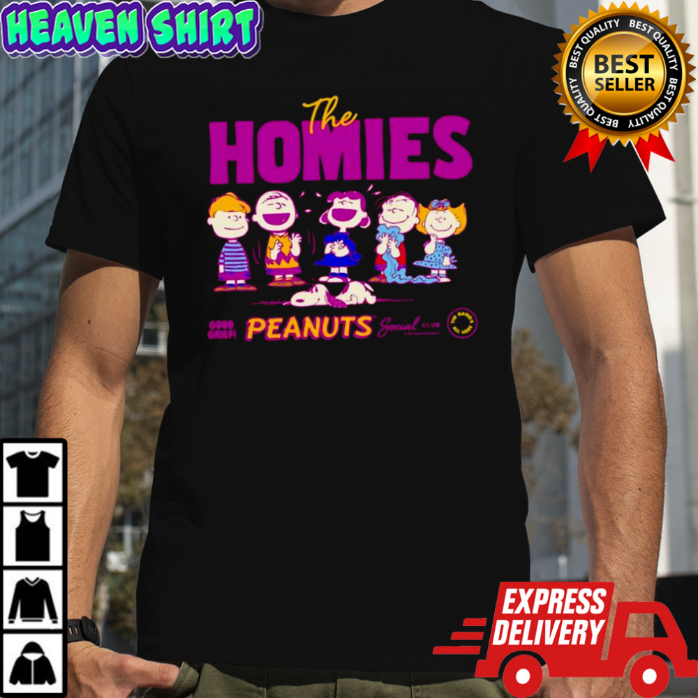 Peanuts characters Peanuts Social Club the Homies shirt