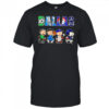 Peanuts characters x Dallas Stars Dallas Mavericks Texas Rangers Dallas Cowboys sports teams shirt