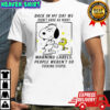 Peanuts Woodstock and Snoopy’s back in my day we didn’t have as many warning labels shirt