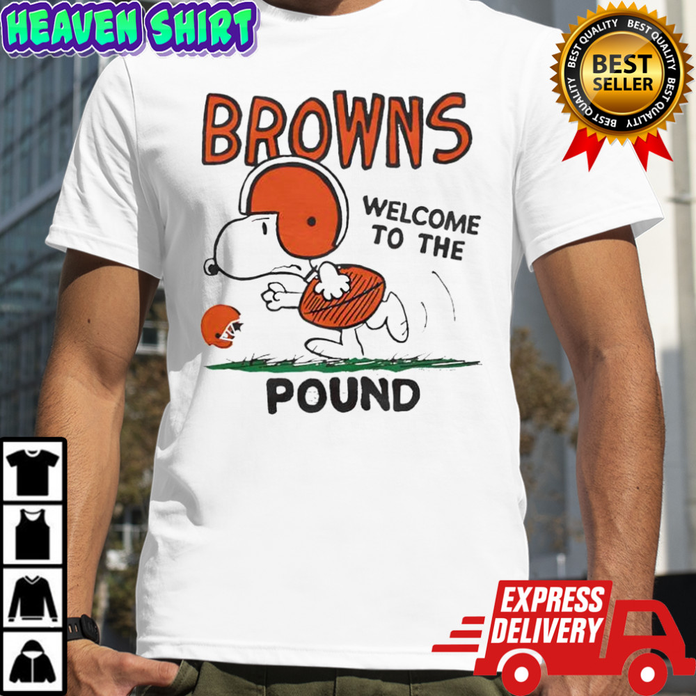 Peanuts x Cleveland Browns Welcome To The Pound shirt