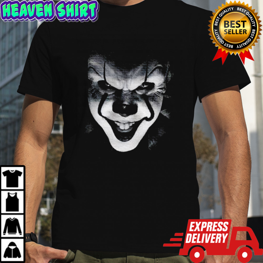 Pennywise Big Face Graphic Halloween shirt
