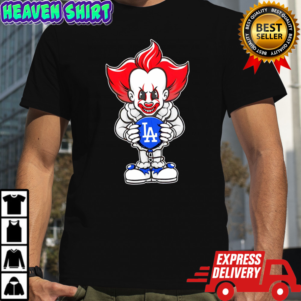 Pennywise Los Angeles Dodgers halloween T-shirts