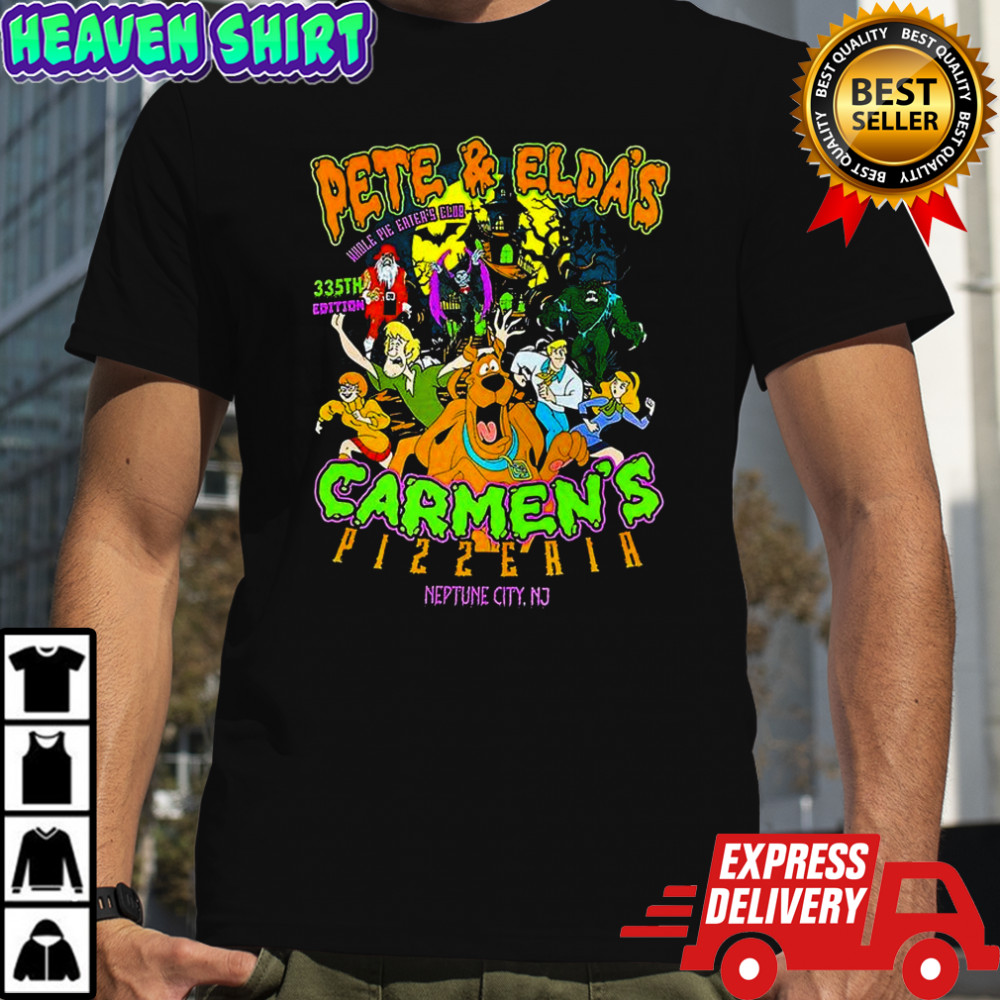 Pete and Elda’s Carmen’s Pizzeria Halloween shirt