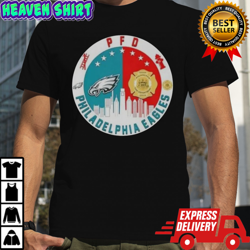 PFD Philadelphia Eagles Football Skyline Shirt