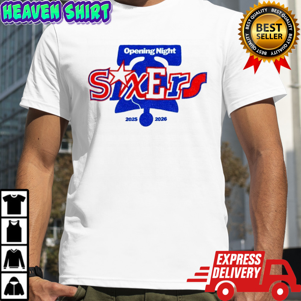 Philadelphia 76ers Opening Night 2025 2026 shirt