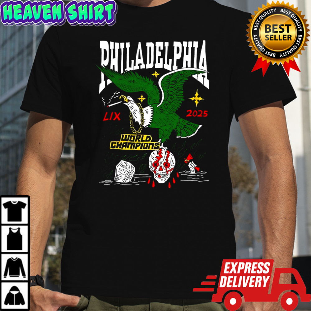 Philadelphia Eagles beat Kansas City Chiefs world Champions 2025 Halloween shirt