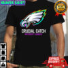 Philadelphia Eagles Crucial Catch Intercept Cancer logo shirt