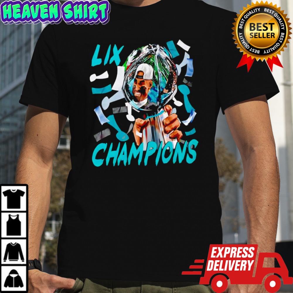 Philadelphia Eagles Cup Lix Confetti Reflection Jalen Hunt T-shirt