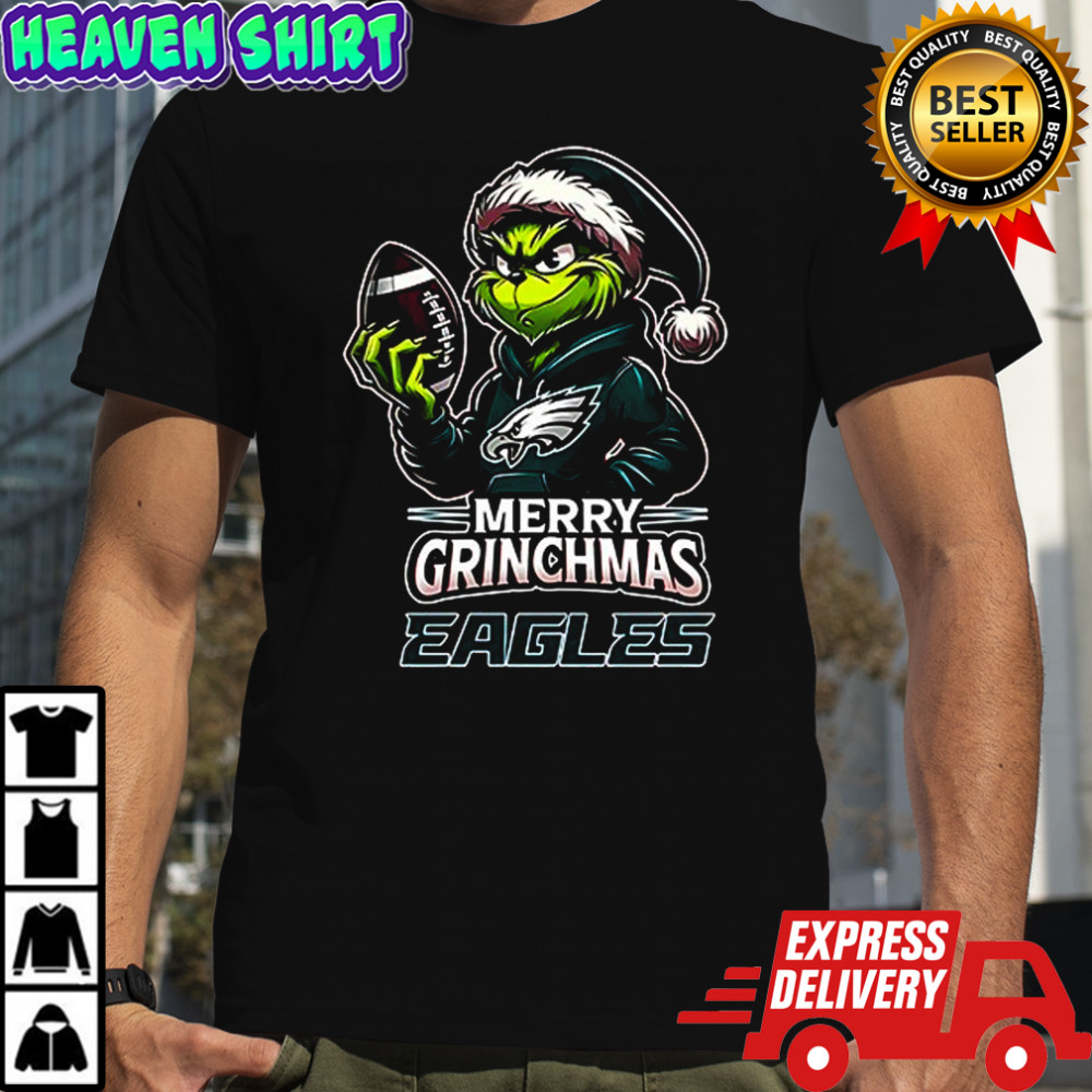 Philadelphia Eagles Merry Grinchmas they hate us because they ain’t us s shirt
