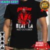Philadelphia Phillies Beat Los Angeles Dodgers baseball red october Halloween shirt