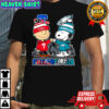 Philadelphia Phillies x Eagles Charlie Brown and Snoopy baseball logo shirt