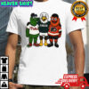 Phillie Phanatic Swoop and Gritty Philadelphia Phillies Eagles Flyers shirt