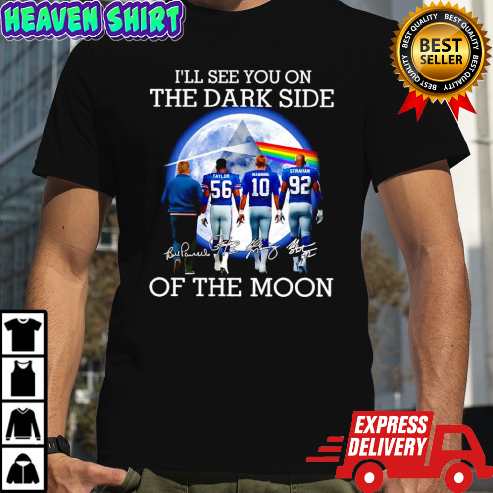 Pink Floyd x New York Giants I’ll see you on the dark side of the moon signatures shirt