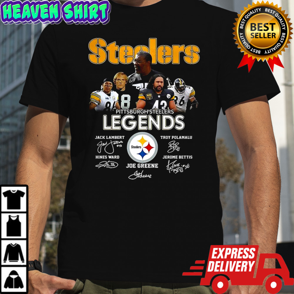 Pittsburgh Steelers football legendary player signature shirt