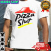 Pizza Slut Pizza Hut logo parody shirt