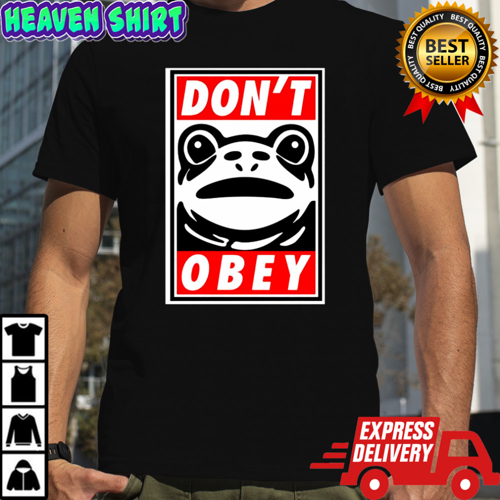 Portland Frog demands that you don’t obey shirt