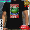 Portland Frog Don’t Obey Retro shirt