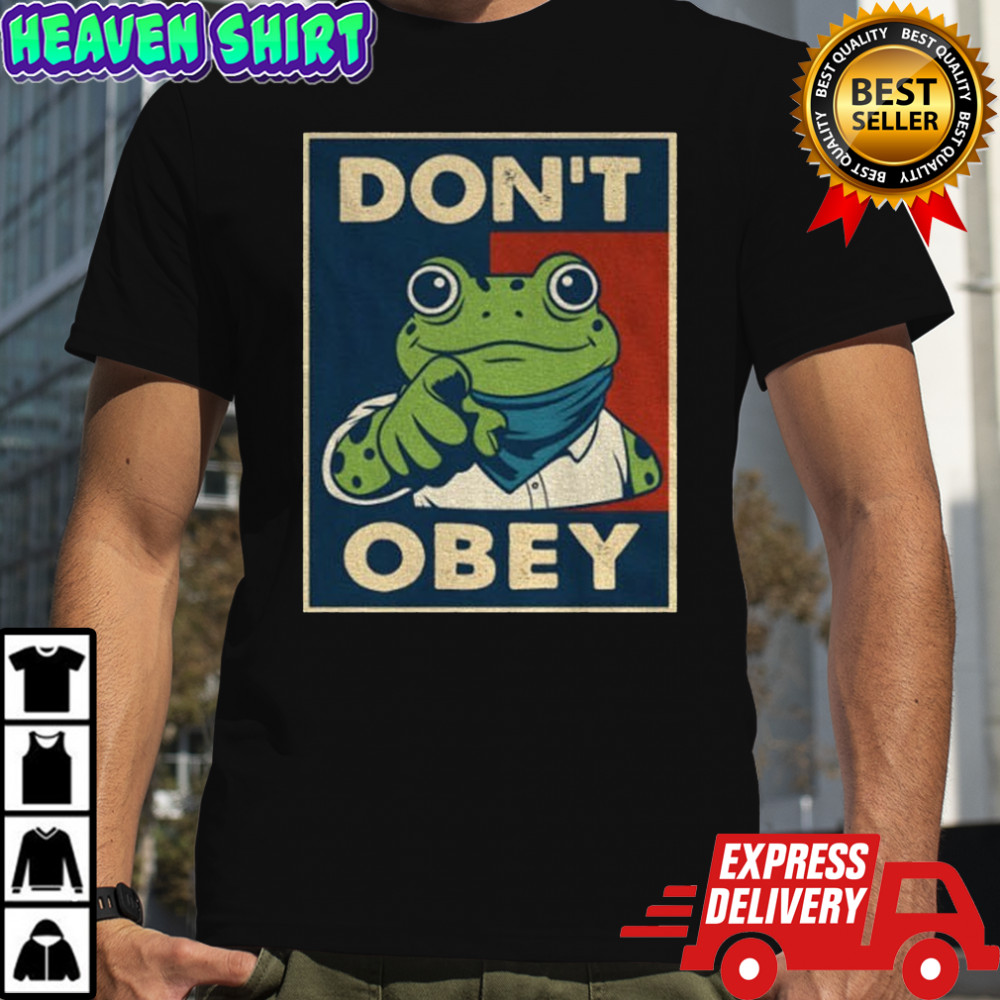 Portland Frog don’t obey vintage shirt