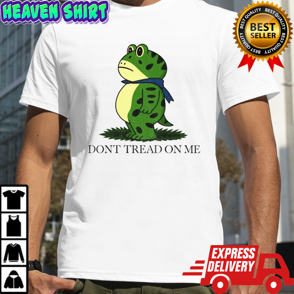 Portland Frog don’t tread on me funny protest shirt