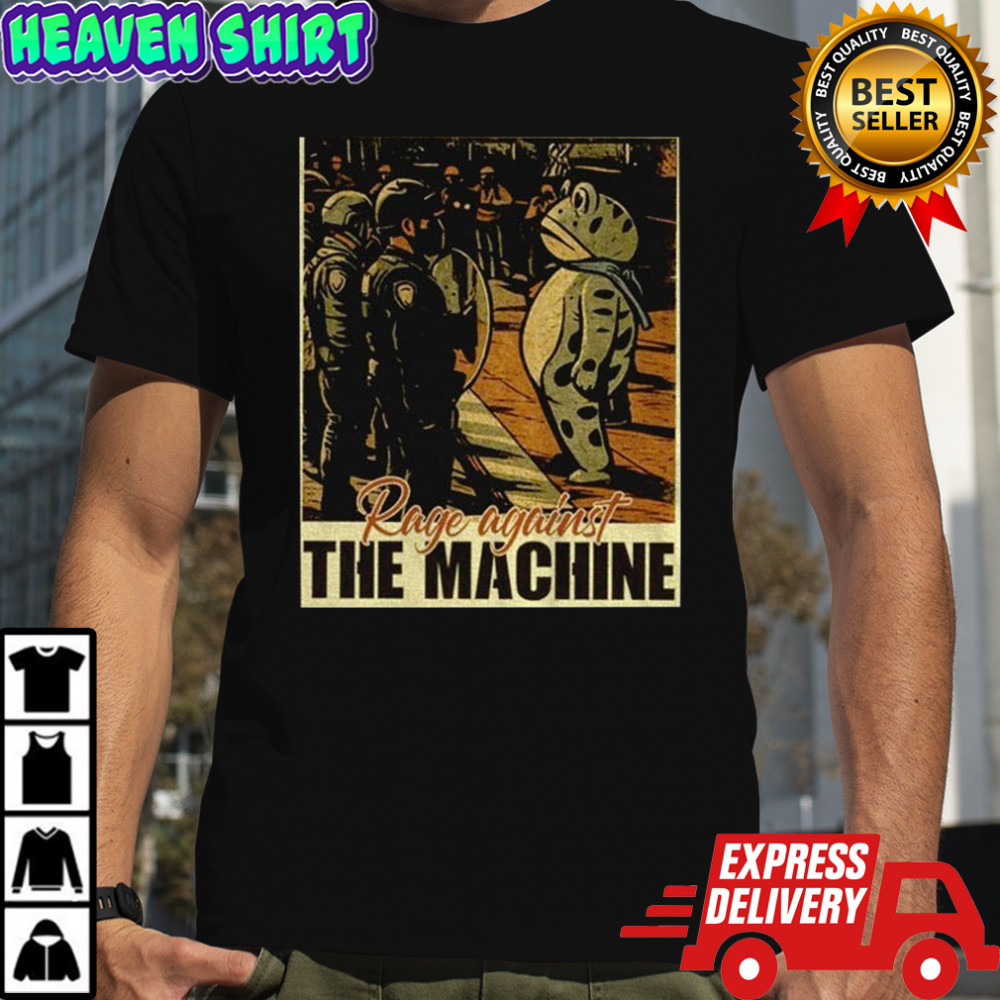 Portland Frog Protest rage against the machine vintage shirt