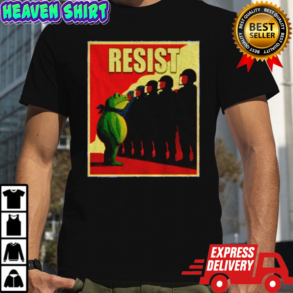 Portland Frog resist frog retro 2025 red style shirt