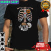 Pregnancy skeleton día de los muertos belly bump shirt