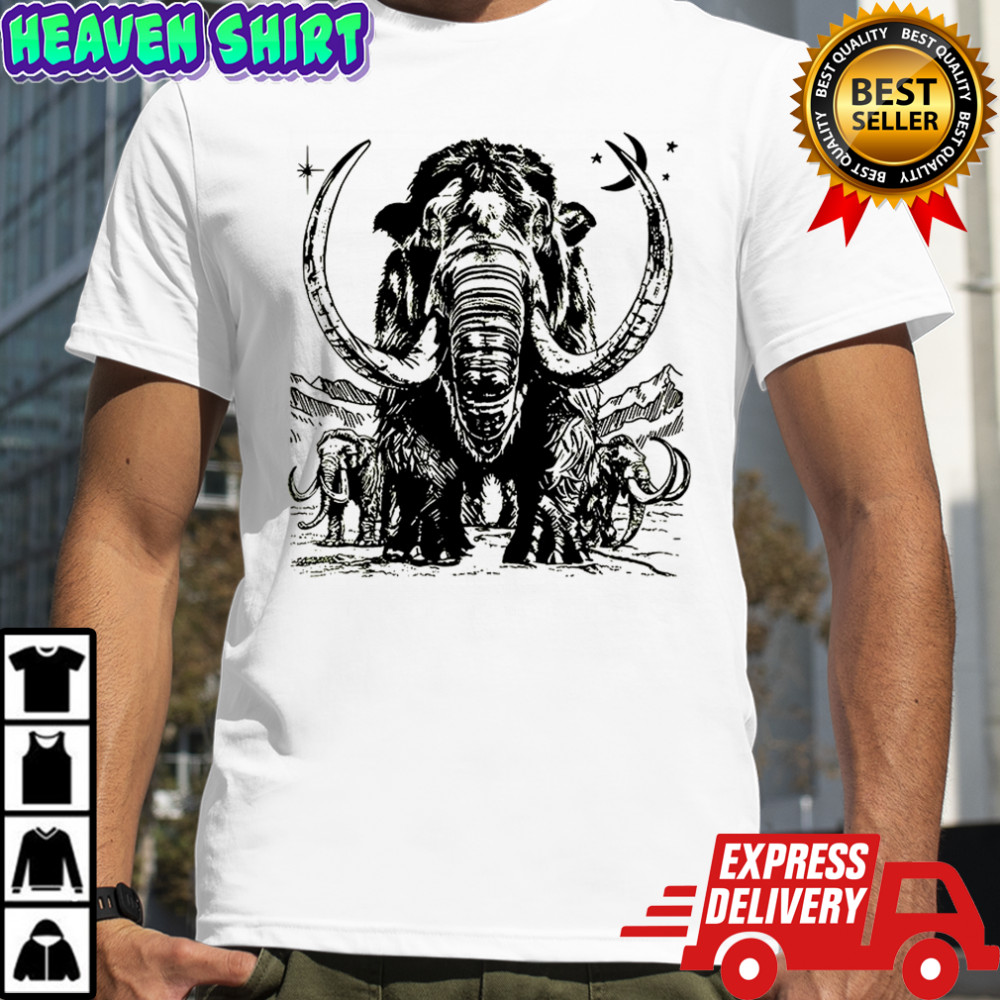 Prehistoric Mammoth ice age shirt