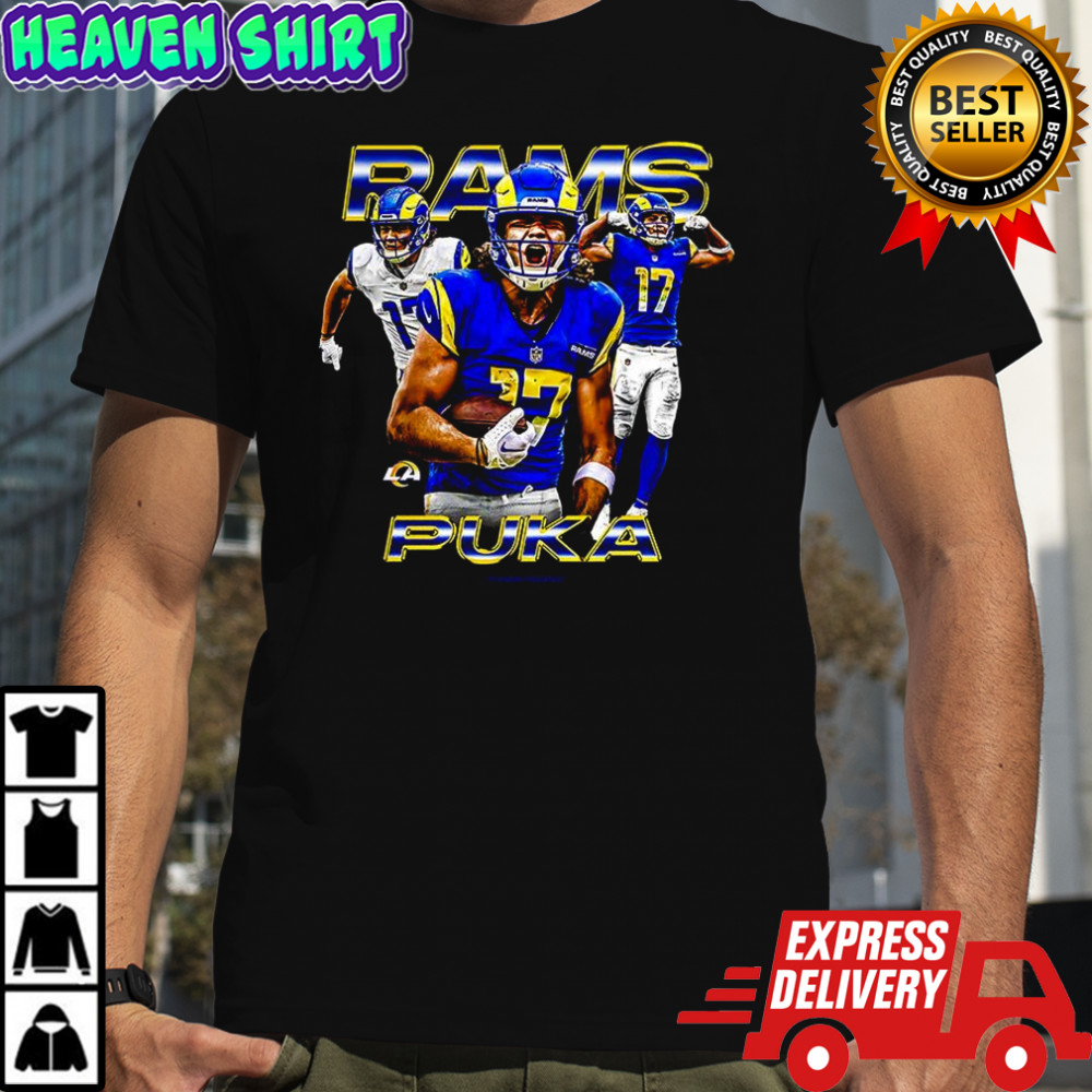 Puka Nacua Los Angeles Rams football notorious player graphic shirt