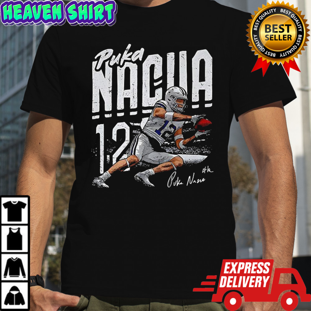 Puka Nacua Los Angeles Rams football player name signature shirt