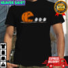 Pumpkin chasing ghost spooky season funny Halloween vintage shirt