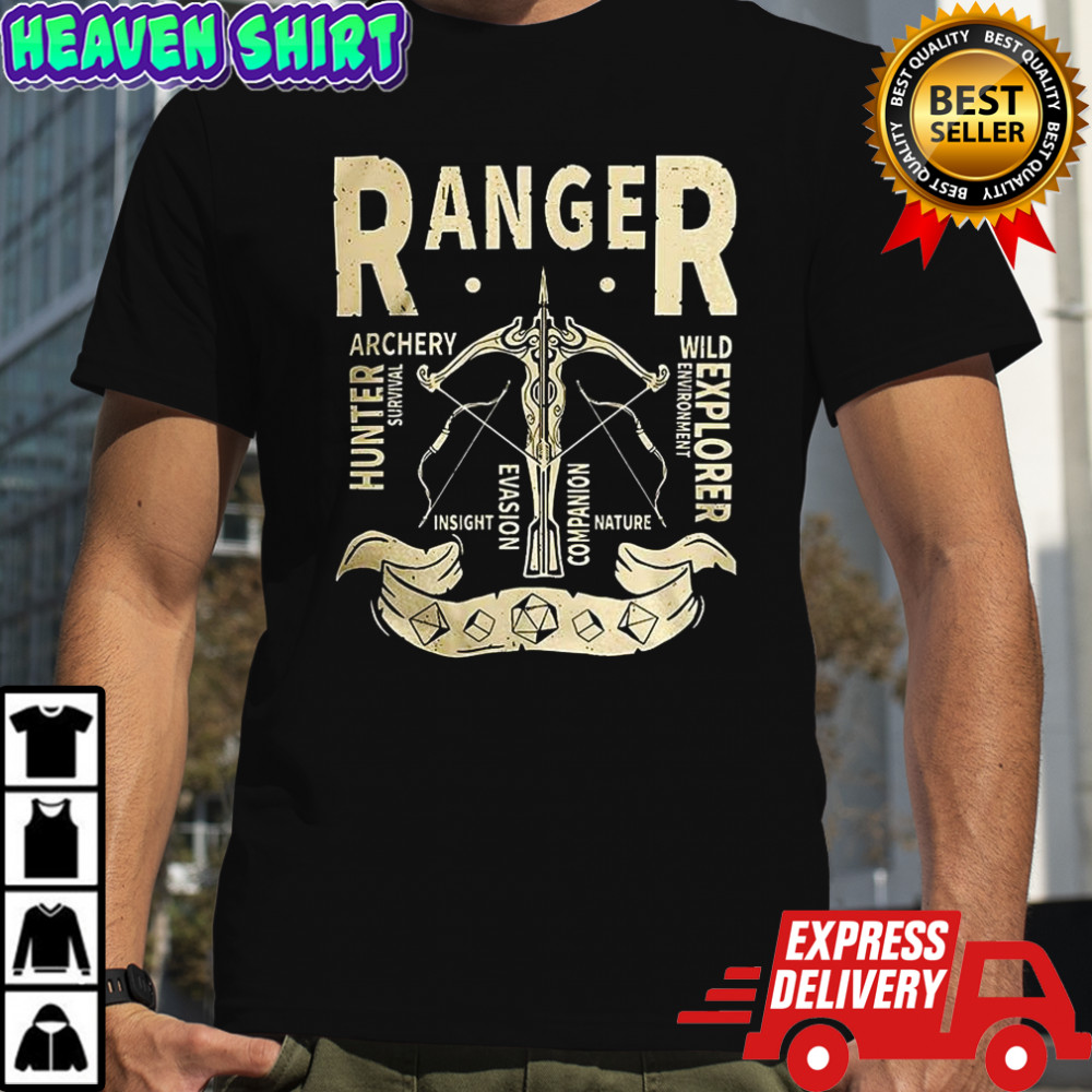 Ranger Grunge Dungeons and Dragons shirt