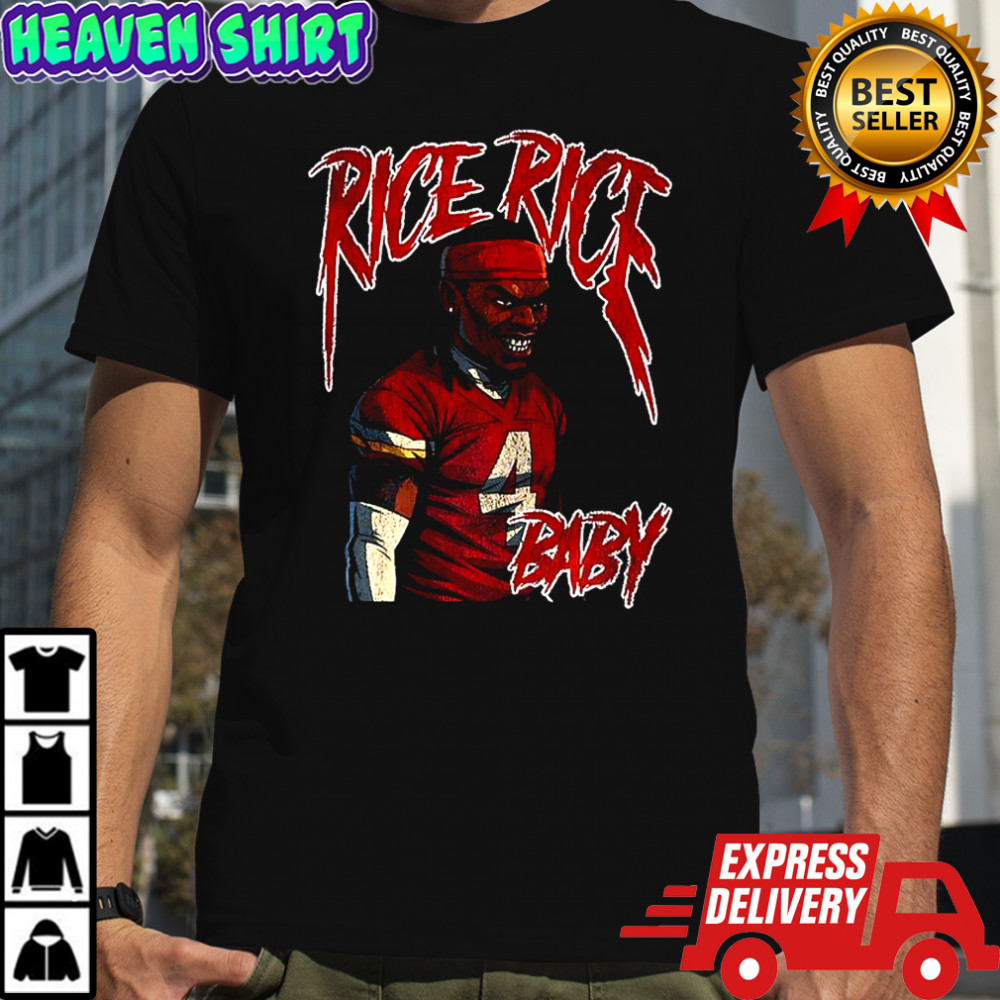 Rashee Rice Kansas City Chiefs football Rice Rice Baby number 4 shirt