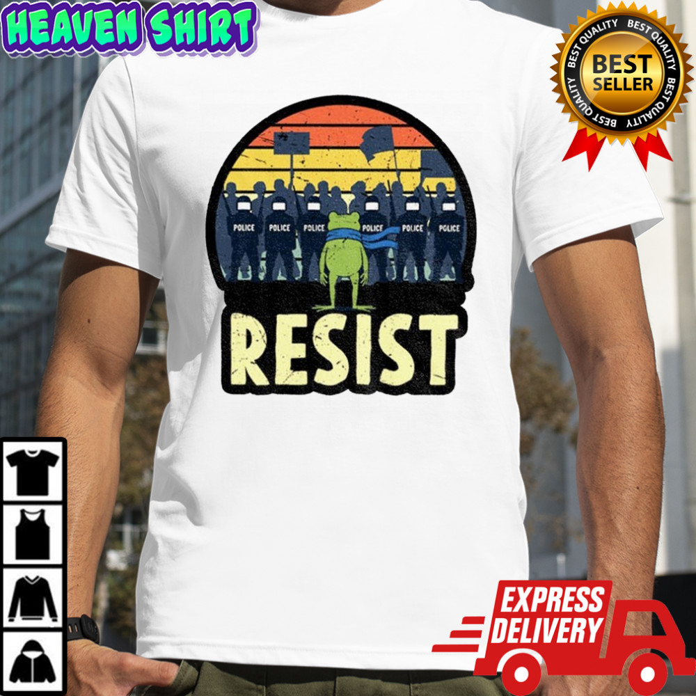 Resist Portland Frog Protest anti ICE shirt