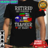 Retired But Forever A Teacher At Heart Minnesota Vikings Football T-Shirt