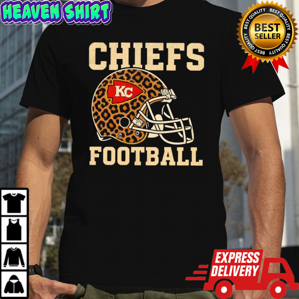 Retro Kansas City Chiefs Football Leopard NFL shirt