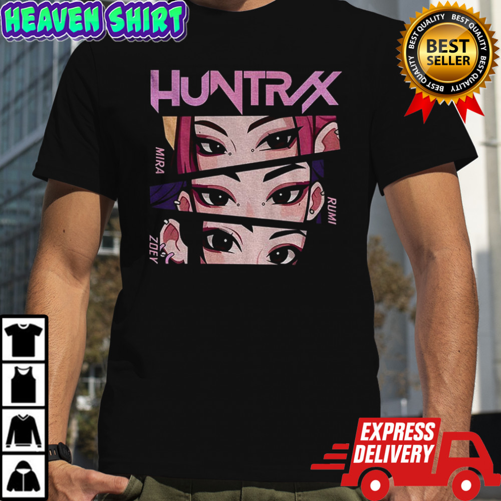 Rỉa Rumi Zoey Kpop Demon Hunters Huntrix Girl Band shirt