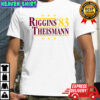 Riggins and Theismann ’83 Political Campaign Parody T-shirts