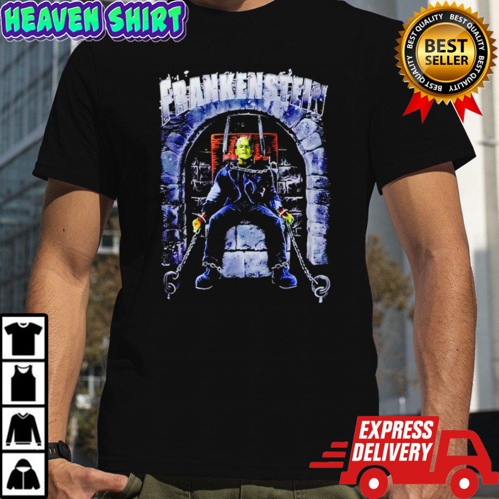 Rock Rebel Universal Monsters Frankenstein Chair shirt