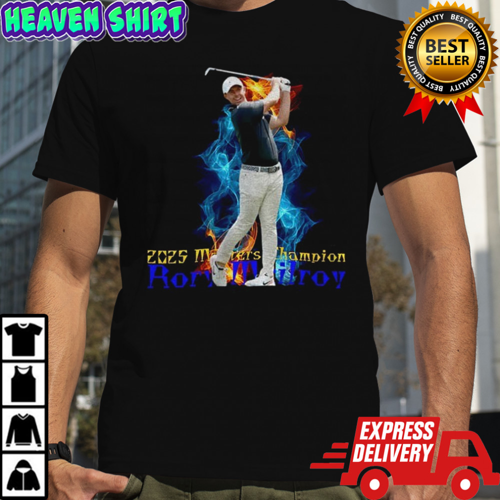 Rory Mcilroy 2025 Golf Masters Champion shirt