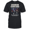 Rugby skeleton Gridiron Graveyard the final down bussin with the boys Halloween shirt