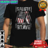 Salute The Brave soldier cards American flag shirt
